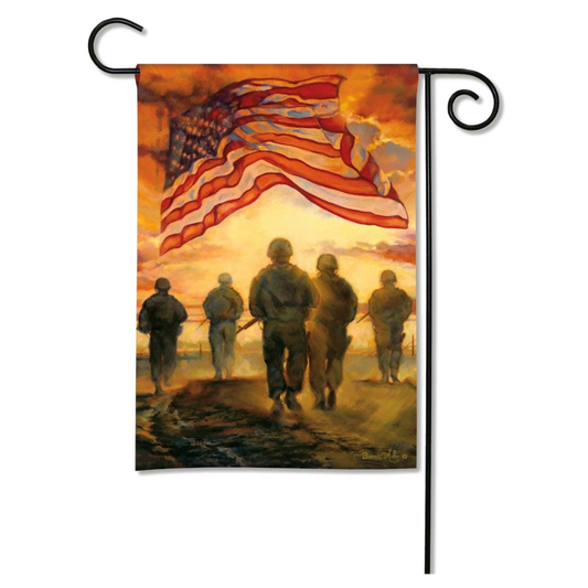 Super Tough Black Garden Flagpole - 44"