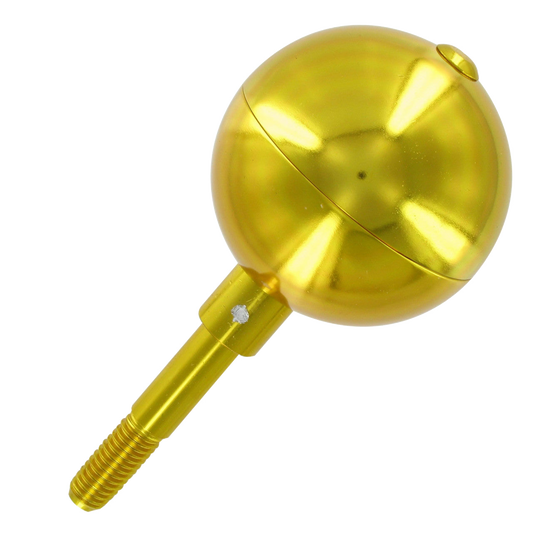 Gold ball flagpole finial