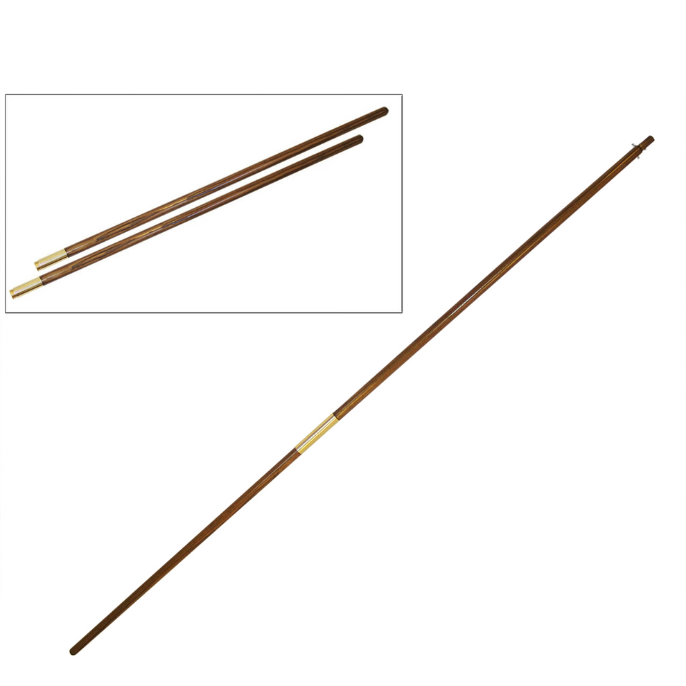 Components of an indoor flagpole kit