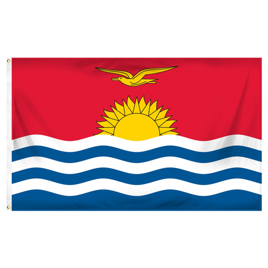 Kiribati Flag 3ft x 5ft Printed Polyester