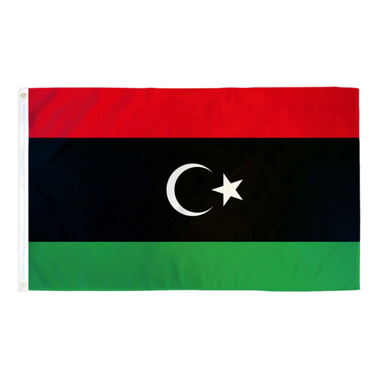 Libya 3ft x 5ft Printed Polyester Flag
