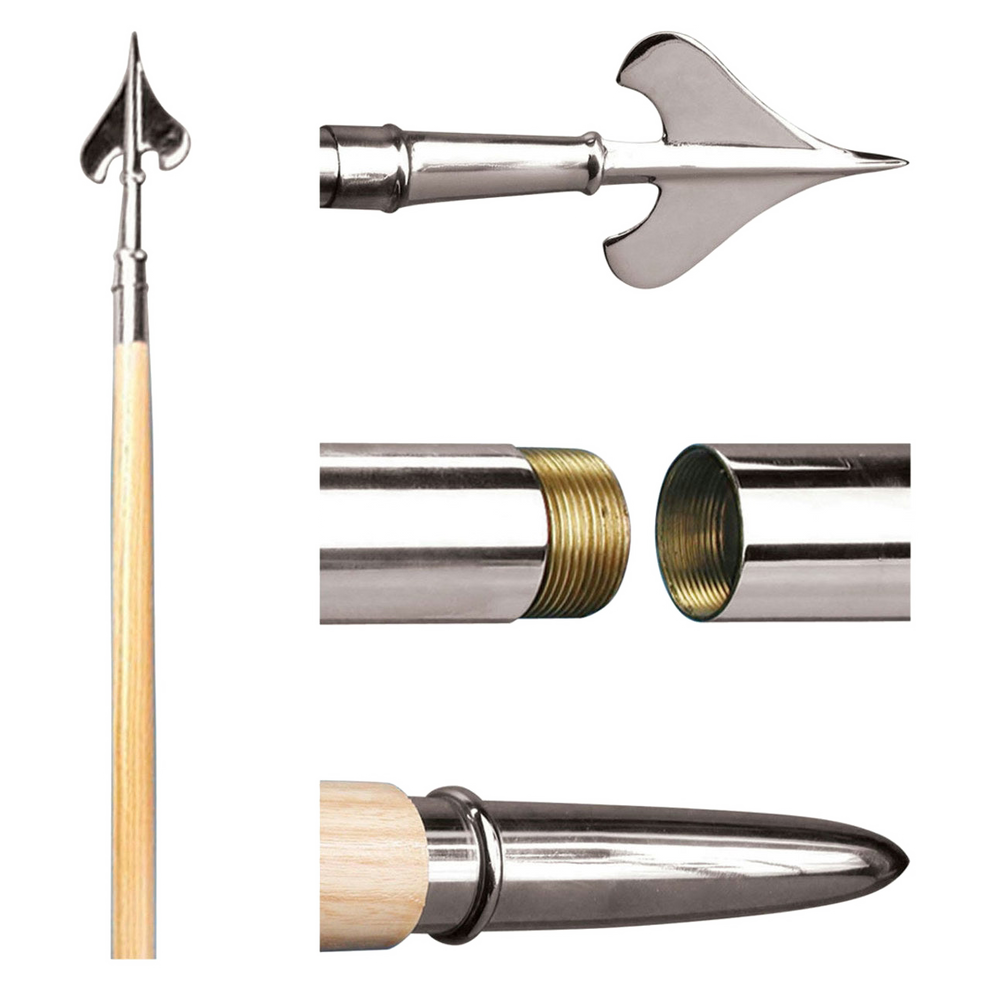 Components of an indoor flagpole