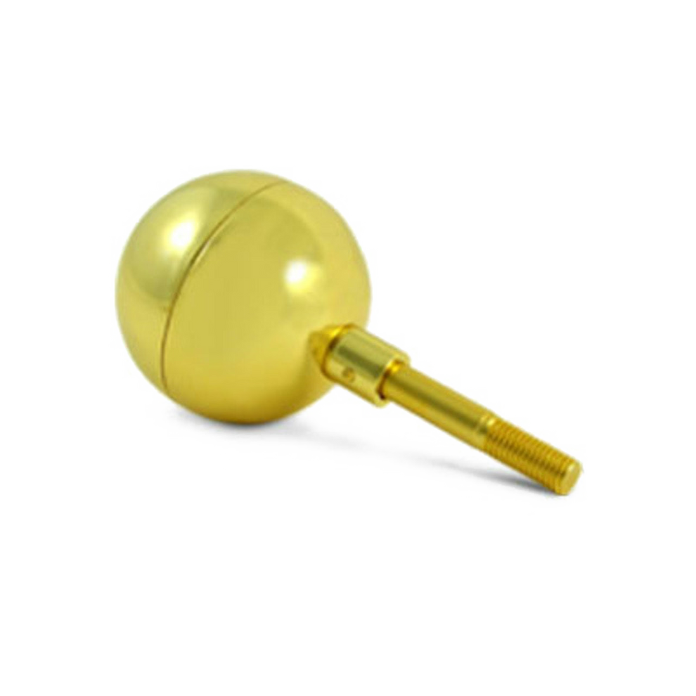 Gold ball flagpole topper