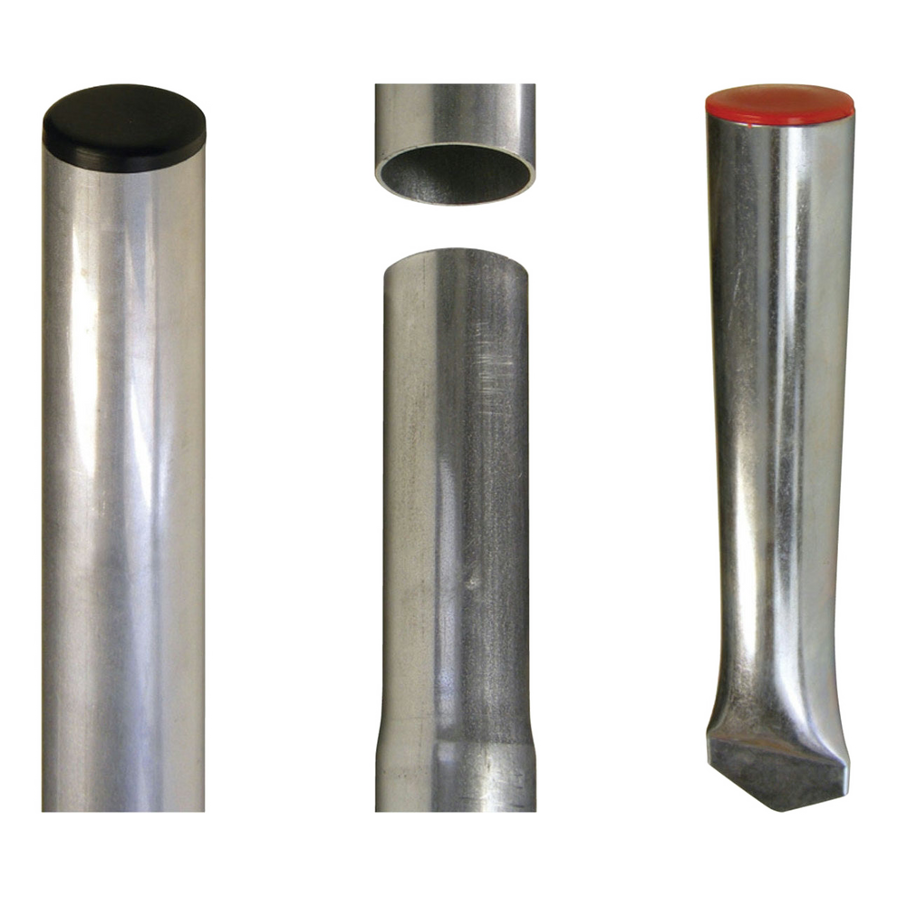Pieces of metal poles
