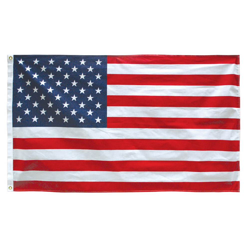 American flag on a white background