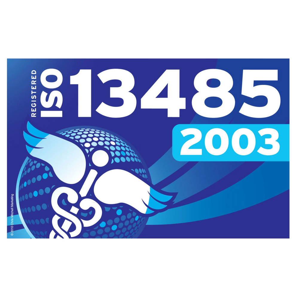 ISO 13485 flag
