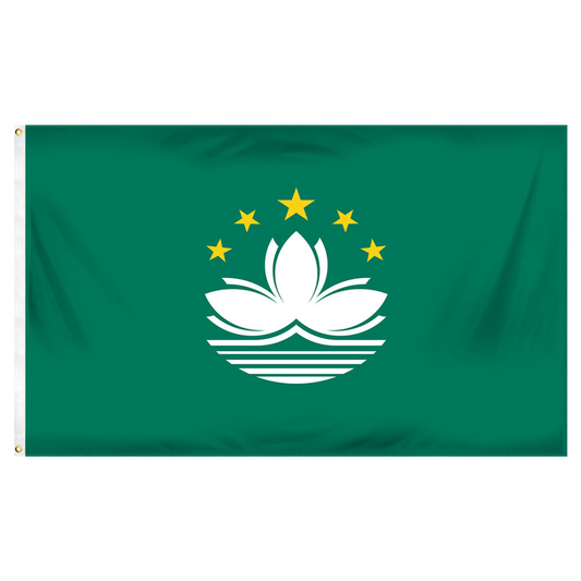 Macau Flag 3ft x 5ft Printed Polyester