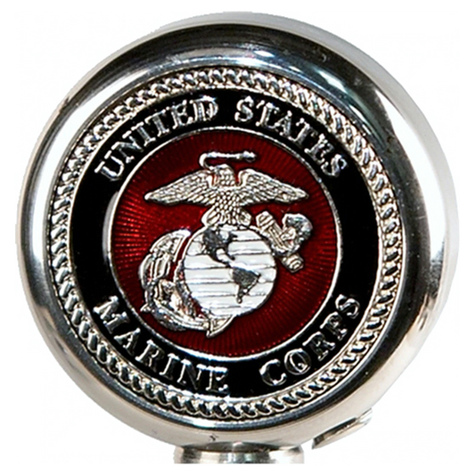 United States Marine Corps emblem motorcycle flag topper