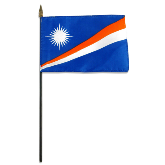 Marshall Island 4in x 6in Flag