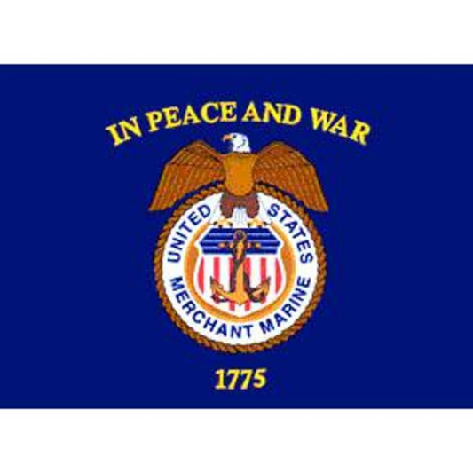Merchant Marine 3ft x 5ft Nylon Flag