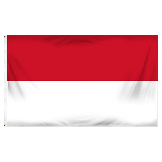 Monaco Flag 3ft x 5ft Printed Polyester
