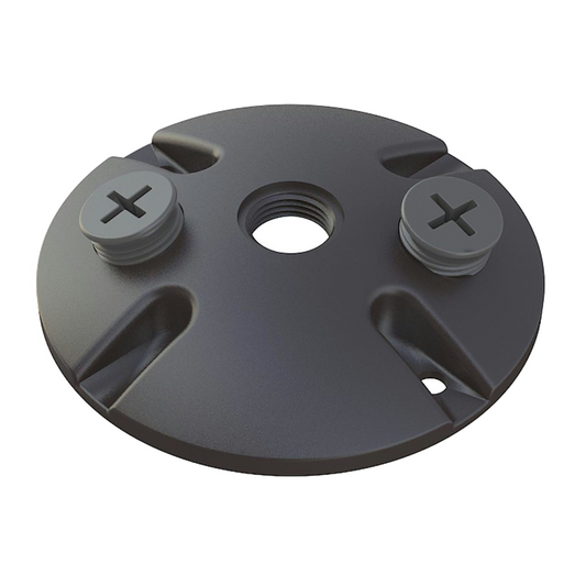 Mounting surface for LED spotlight fixture