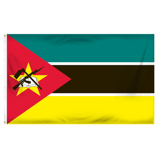 Mozambique Flag 3ft x 5ft Printed Polyester