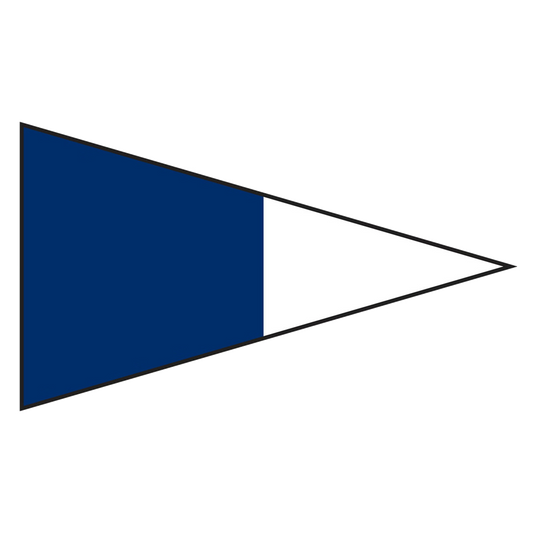 A nautical second number flag