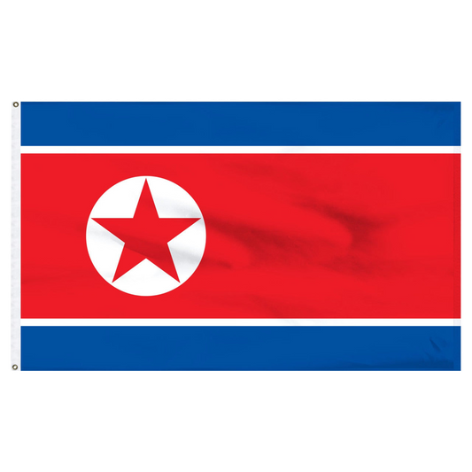 North Korea 2' x 3' Nylon Flag