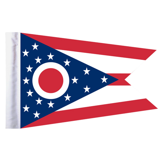 Ohio Motorcycle Flag - 6" x 9"