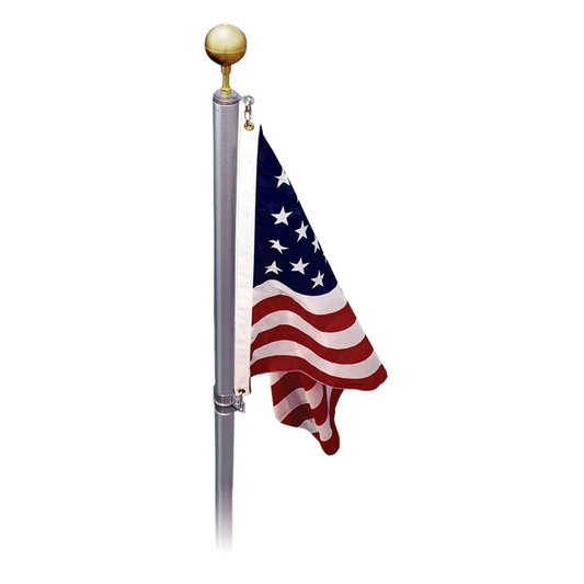 Super Tough Swivel Sectional 13ft to 21ft Flag Pole - US Made