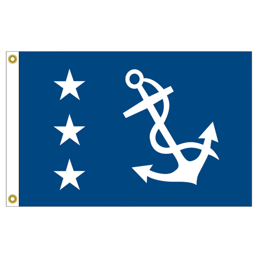 US Yacht Club Past-Commodore 12in x 18in Nylon Flag