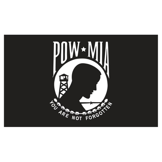 POW MIA Flag 4ft x 6ft Nylon - Single Sided