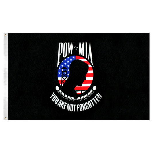 Super Tough POW MIA Patriotic Flag - 3' x 5' - Double-Sided