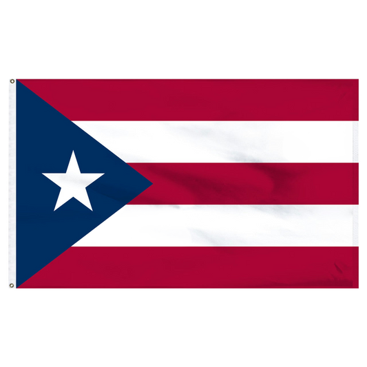 Puerto Rico flag 5ft x 8ft nylon