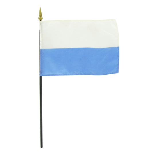 San Marino 4" x 6" Stick Flag - No Seal