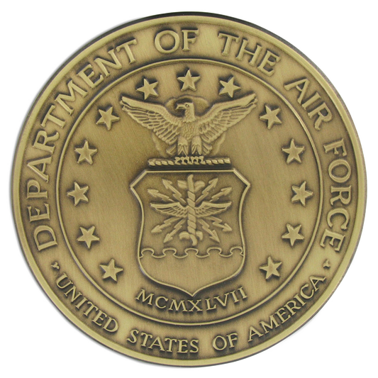 Bronze emblem of the Department of the Air Force, United States of America