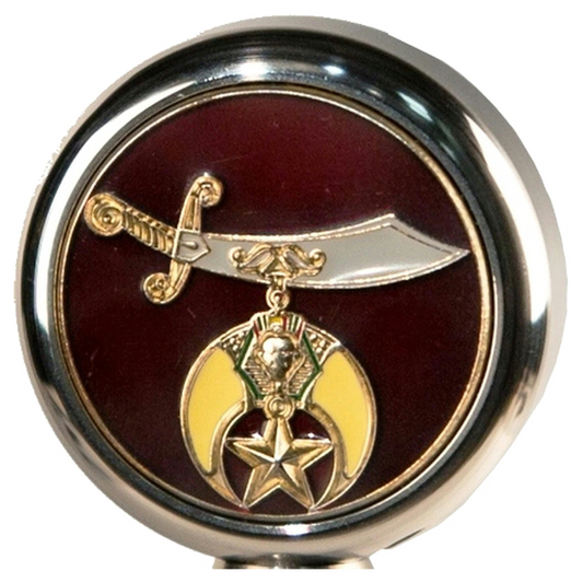 Motorcycle Flag Pole Decorative Topper - Shriners