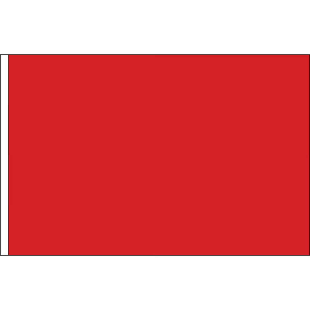 Solid Red flag