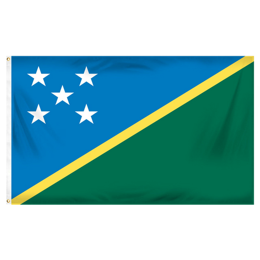 Solomon Islands Flag 3ft x 5ft Printed Polyester