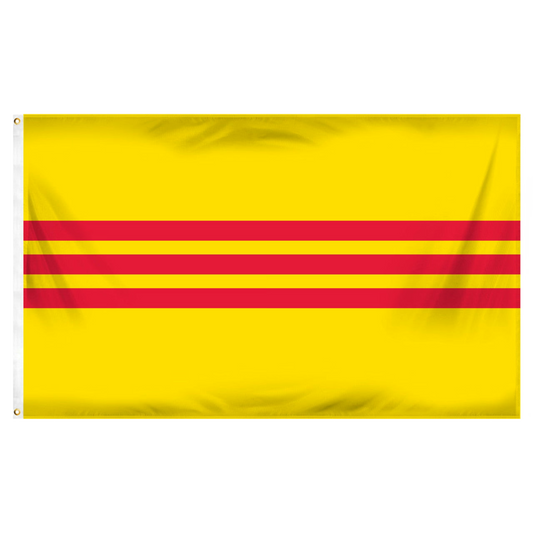 South Vietnam Flag 3ft x 5ft Printed Polyester