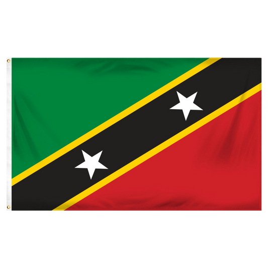 St Kitts-Nevis Flag 3ft x 5ft Printed Polyester