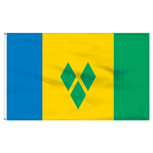 St. Vincent and The Grenadines 5' x 8' Nylon Flag