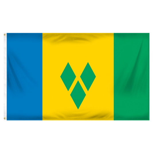 St. Vincent & The Grenadines Flag 3ft x 5ft Printed Polyester
