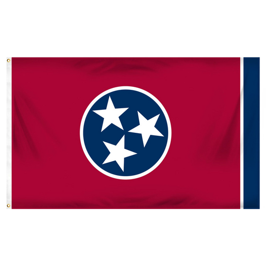 Tennessee 3ft x 5ft Spun Heavy Duty Polyester Flag