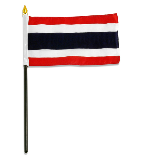 Flag of Thailand on a white background