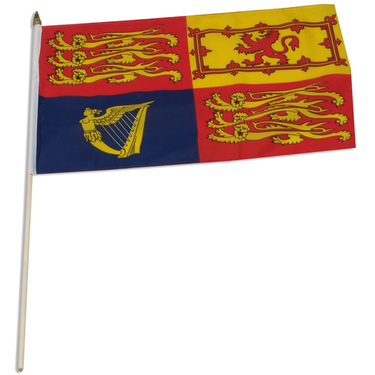 UK Royal Standard 12 x 18 Inch Flag