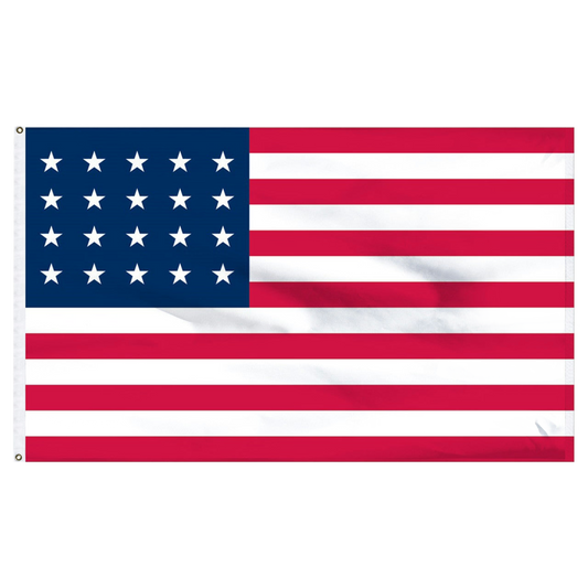USA 20 Star 3ftx5ft Nylon flag