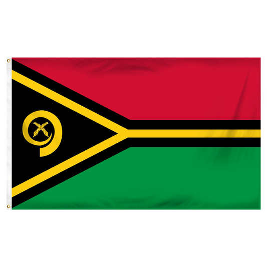 Vanuatu Flag 3ft x 5ft Printed Polyester