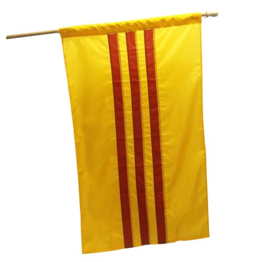 Vietnam South 3ft x 5ft Nylon Flag with Pole Hem