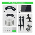 Solar LED Curved Spot Light - Ground Stake or Pole Installation - 6 LEDs - LumeGen