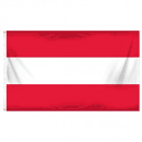 Flag of Austria with red and white stripes