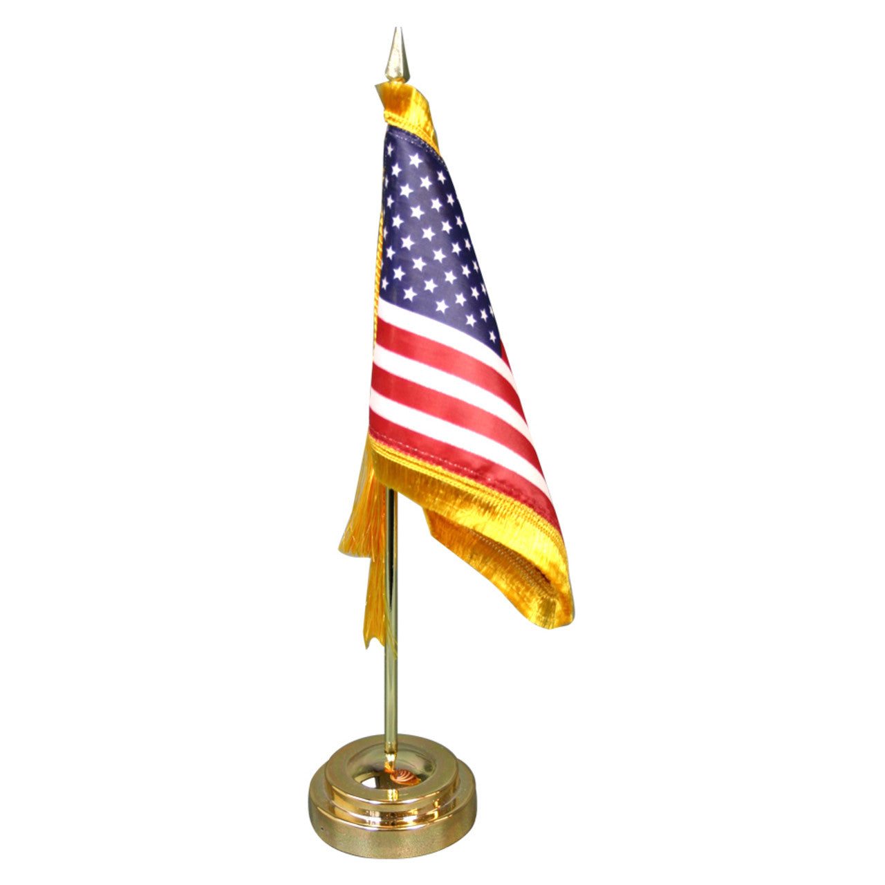 Flag Display Device Envoy Rayon Flag Desk Display Set – United States Flag Store