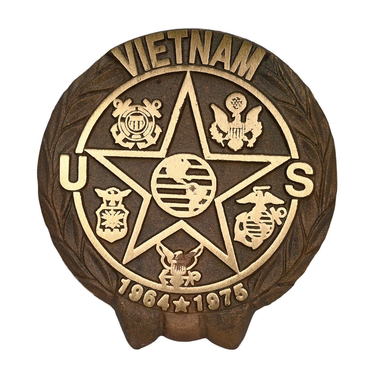 Vietnam War Veteran Grave Marker - in Cast Bronze