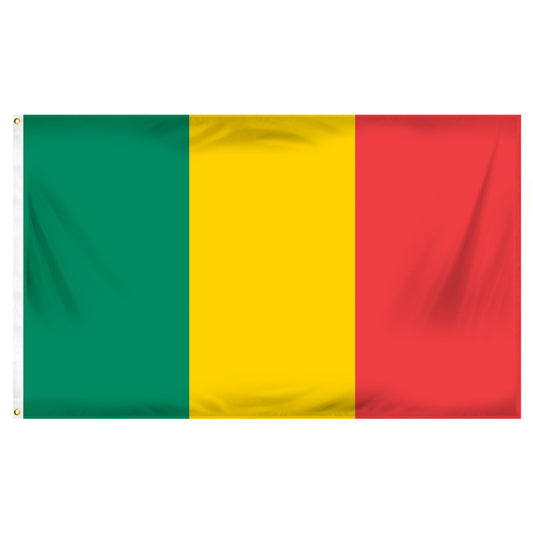 Mali 3ft x 5ft Printed Polyester Flag