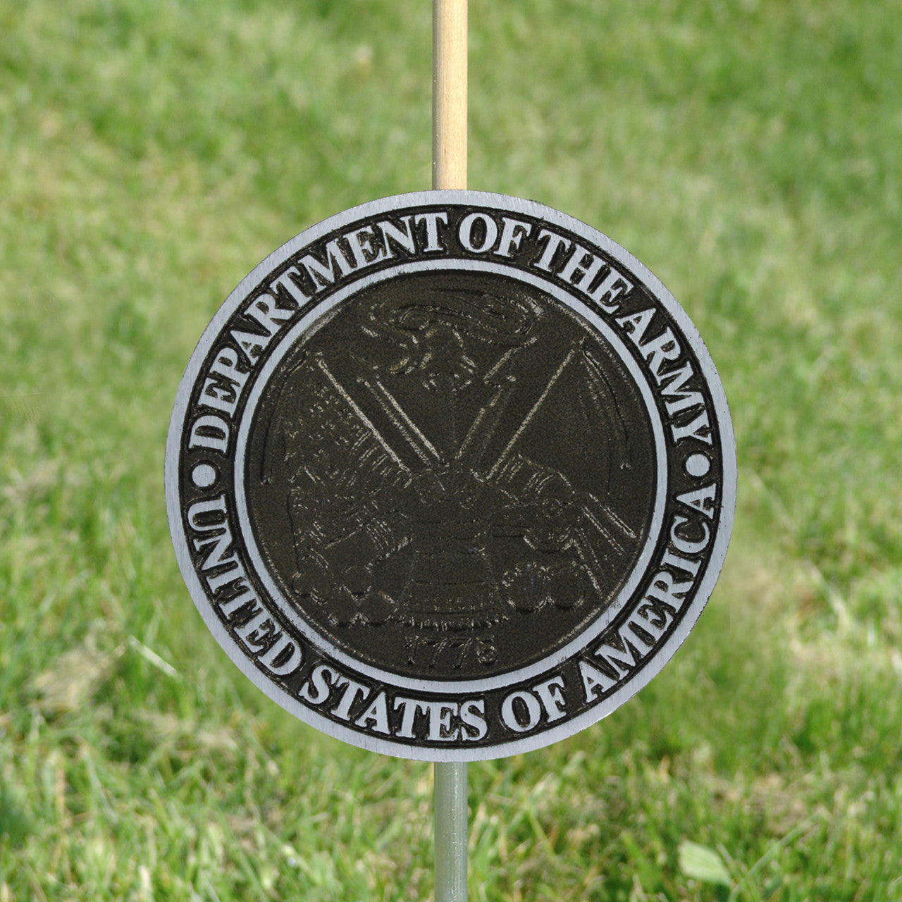 Army Grave Marker - Aluminum