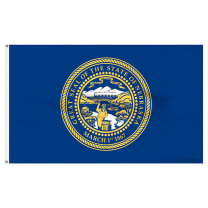 Nebraska flag 4 x 6 feet nylon