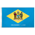 Delaware 5ft x 8ft Spun Heavy Duty Polyester Flag