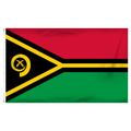 Vanuatu Flag 3ft x 5ft Printed Polyester