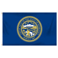 Nebraska 4ft x 6ft Spun Heavy Duty Polyester Flag